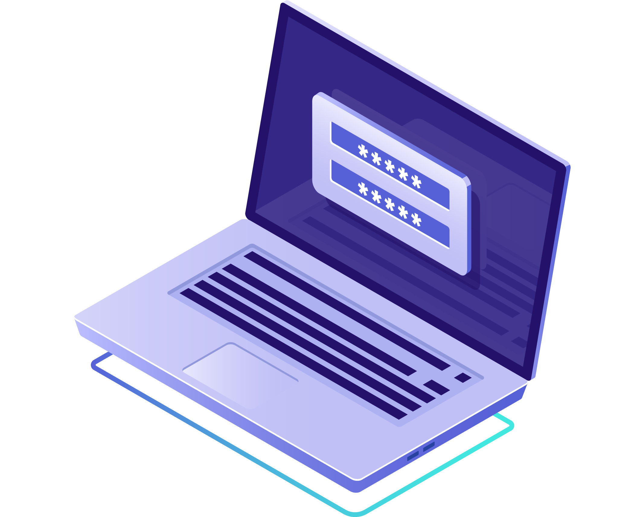 Personal computer illustration